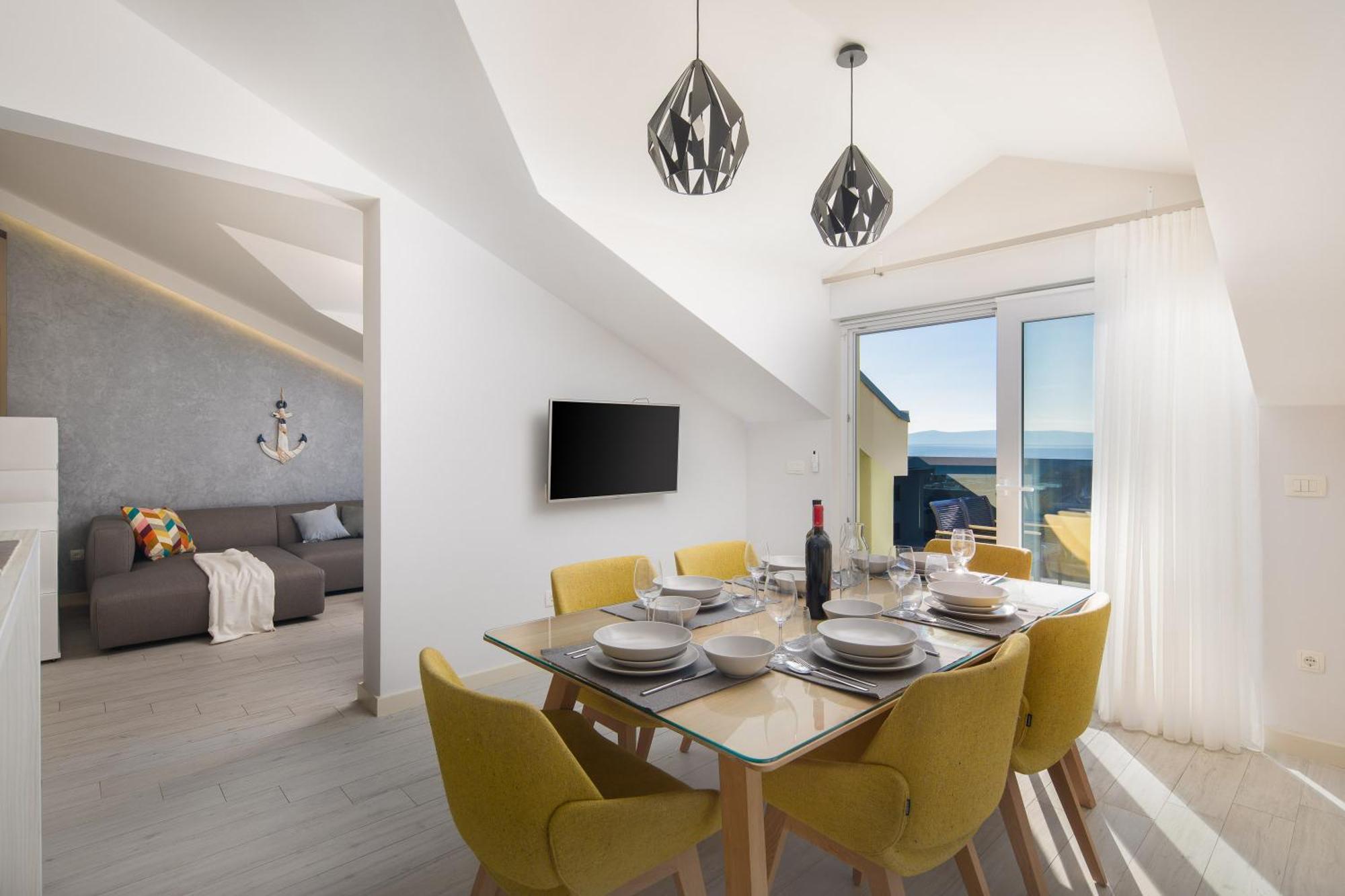 Potter - Penthouse With Sea View & 2 Parking Places Promajna Exteriér fotografie